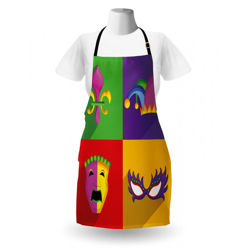 Tablier en gras mardi gras