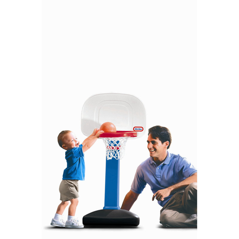 TotSports Easy Score Basketball Set- Round Backboard
