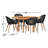 Anautica 4 - Person Wood Patio Dining Set with Round Table-88157479
