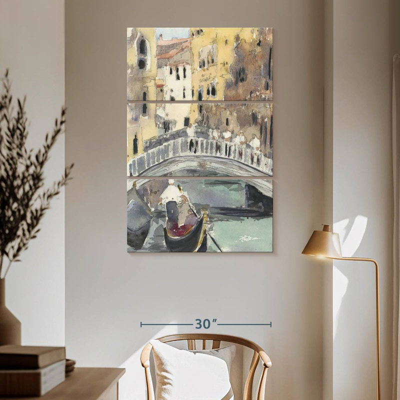 Masam Along The Venice Canal, 65" H x 42" W