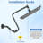 12 Inch Shower Head With Adjustable Arm In Stainless Steel - Matte Black 12" Efficient Water Flow