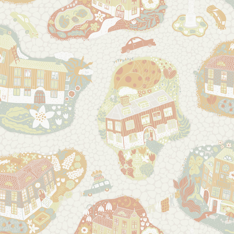 Wallpaper, Staden Grey