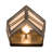 Tieka Steel Flush Mounted Sconce