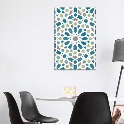 Zellige Board III by Alonzo Saunders - Wrapped Canvas Print