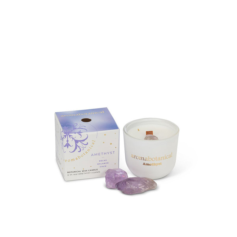 Aromatherapy Scented Jar Candle with Glass Holder