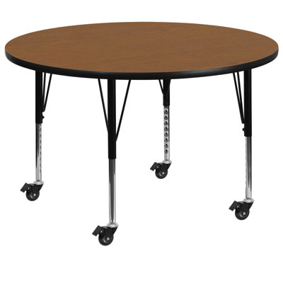 Table ronde mobile en stratifié Goddard