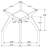 Paxton Square Wood Dining Table Base Brown