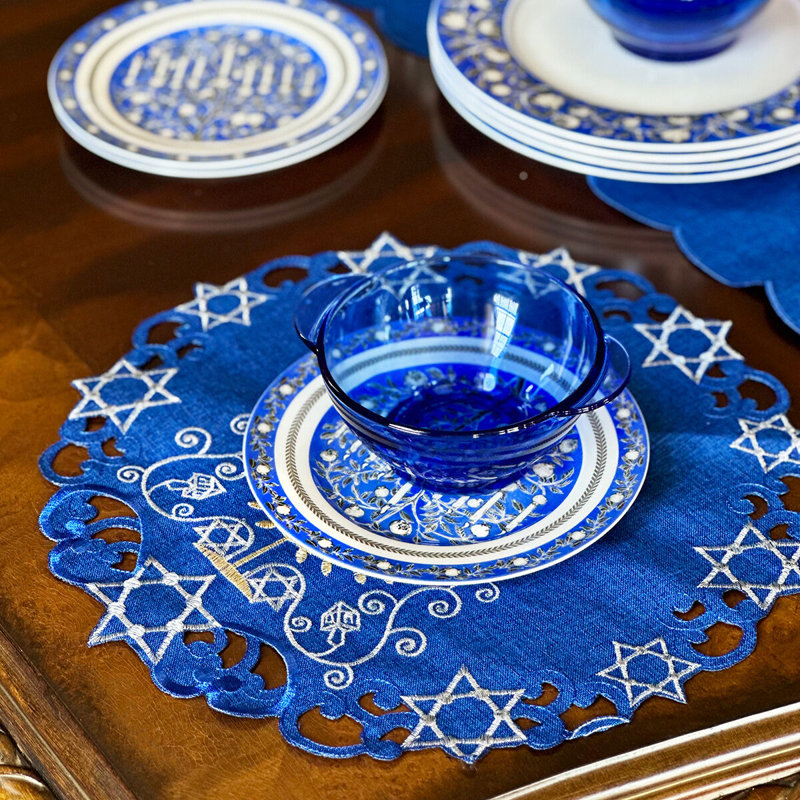 Assiette à dessert Hanukkah
