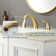 Widespread Faucet 2-handle Bathroom Faucet with Drain 1.2 GPM