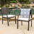 Island Dining Chair ( Of 2) - Modern Brown Chairs With Water- Cushioned Seats For Patio Use Graceful Cushioned, Waterproof Seat Dining,