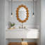 Oval Bamboo / Rattan Mirror