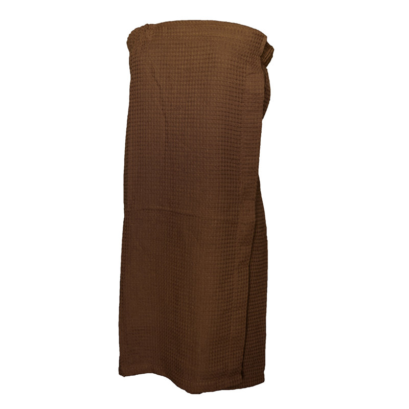 Peignoir Pimlico Waffle Weave, Chocolat noir