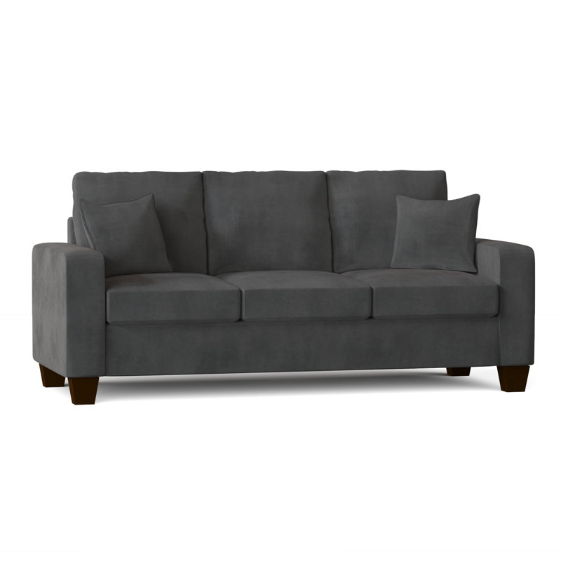 Mccollister Upholstered 82.5'' Sofa, Bulldozer Slate