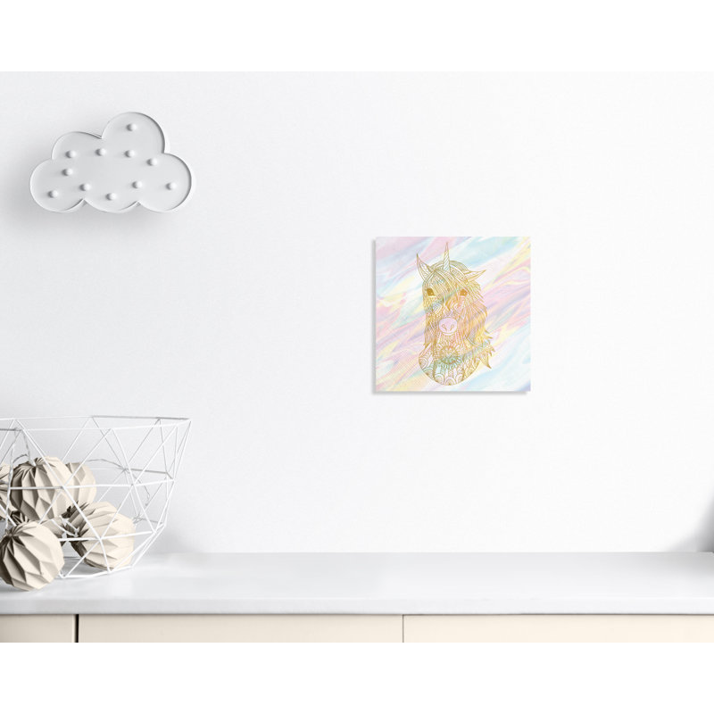 Dreaming licorne 2, H 16 po x l 16 po x P 1,5 po, Toile