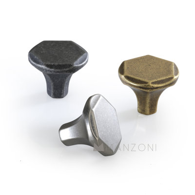 Parisian 1 3/16" Length Geometric Knob