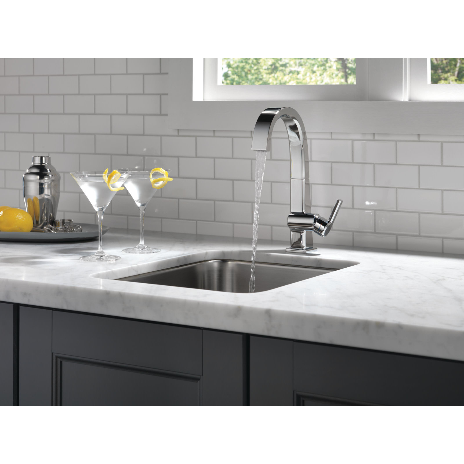 Pivotal Bar Faucet, Chrome