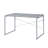 Faux Concrete Top Rectangular Writing Desk