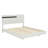 Sophisticated Queen 3-Piece Floating Platform Bed Set With Integrated LED Lights And Two Stylish Nightstands