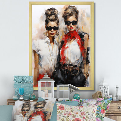 Poyraz Fashion Woman Walk III, reproduction d'art sur toile