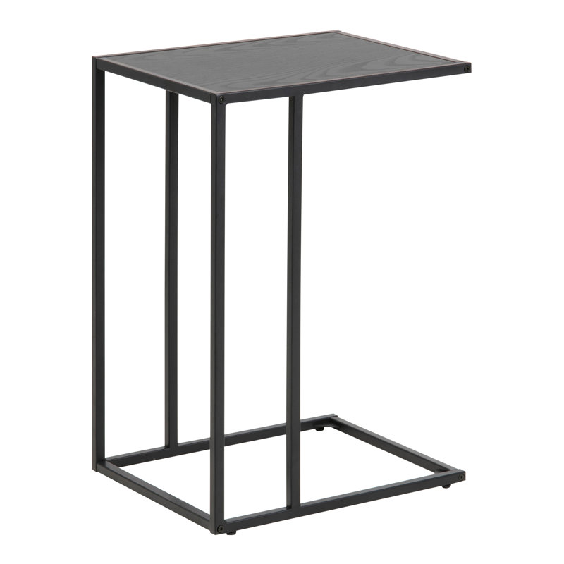 Joliet Frame End Table, Black