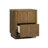 Potomac Reeding Pattern 2-Drawer Push-to-Open Nightstand with Solid Wood and Modern Bedside Accent Storage-1243385516
