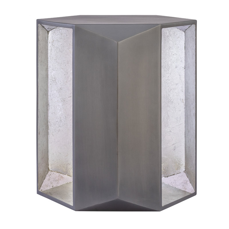 Table de bout 529 argent, Argent