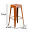 Kai Industrial Style Bar Stool - Set of 4 - Modern Metal Counter or Bar Height-1385812513-1394825072