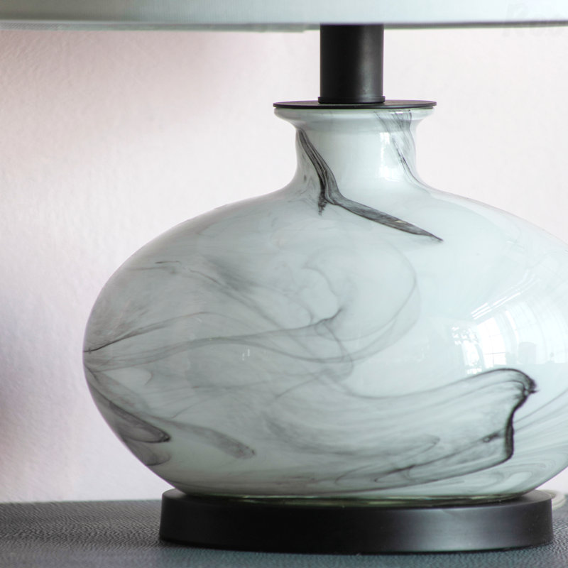 Lampe de table - Matériau décoratif en verre