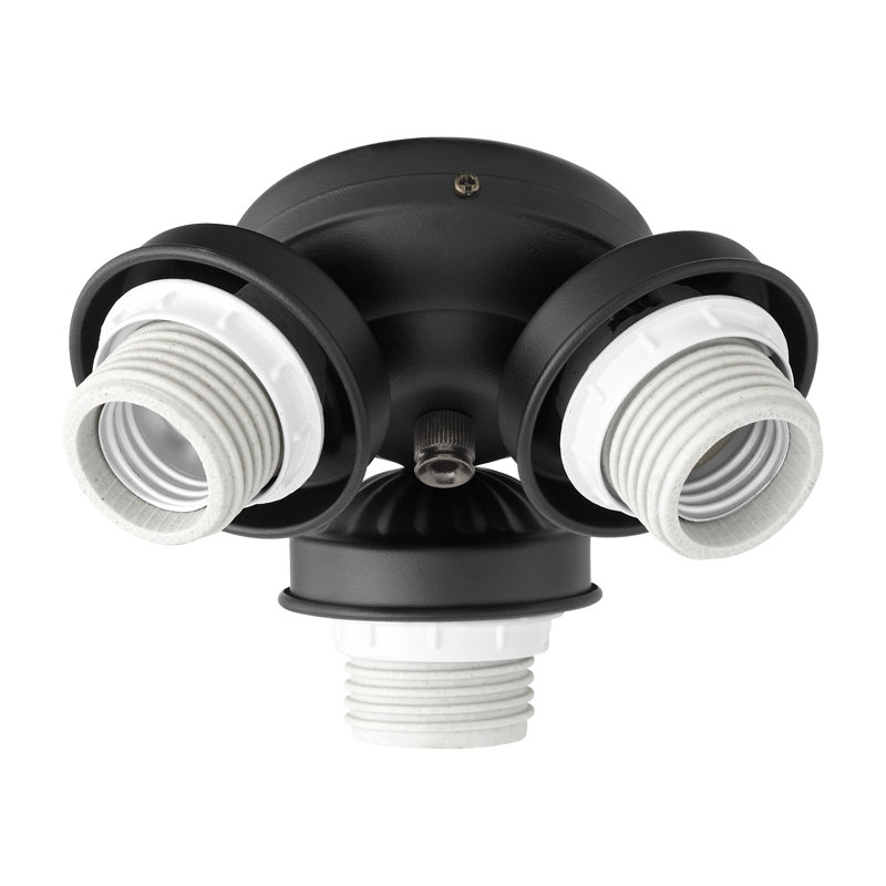 5.5'' 3 - Light Light Fitter, Noir