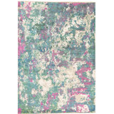 Hand-Knotted High-Quality Multi-Colored Area Rug
