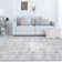 Tapis ou tapis d'intérieur en polyester Blix Huda avec envers en toile de coton