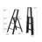 lucano 3 - Step Aluminum Lightweight Folding Ladder Step Stool-874943415