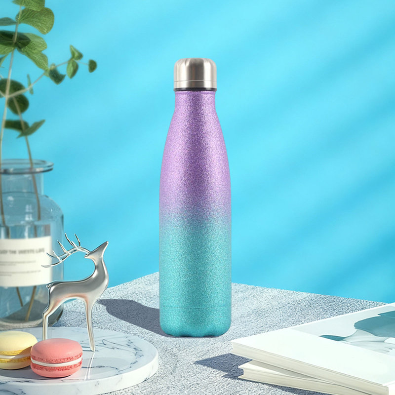 Bouteille d'eau en acier inoxydable 304, Multi-couleur