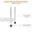 Agarwal 228.6cm Rolling Clothing Rack