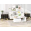 Two Pack 2 Drawer Rhombus Card Gold Bar Blister Nightstand