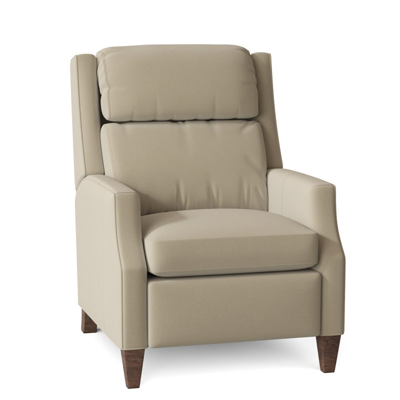 Spyglass 31" Wide Genuine Leather Standard Recliner, Tobacco, 1181 Pearl, Manual