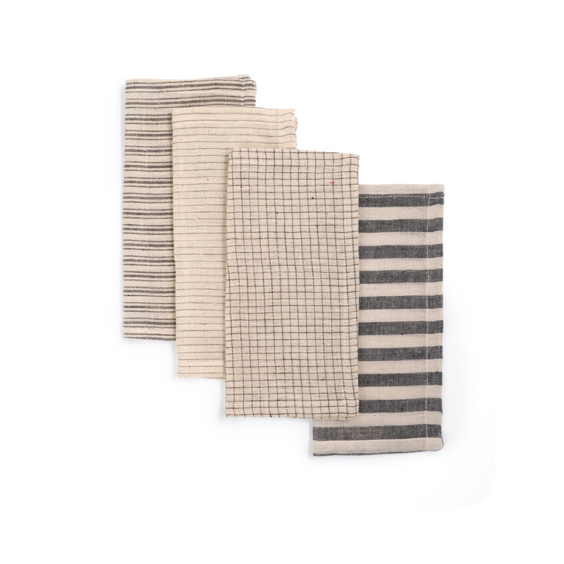 Ensemble de 4 serviettes de table Rhianne