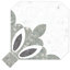 Riviera Octagon Antibes Verde avec Taco 7-7 / 8 po X 7-7 / 8 po Carreau de porcelaine pour plancher et mur-112666032
