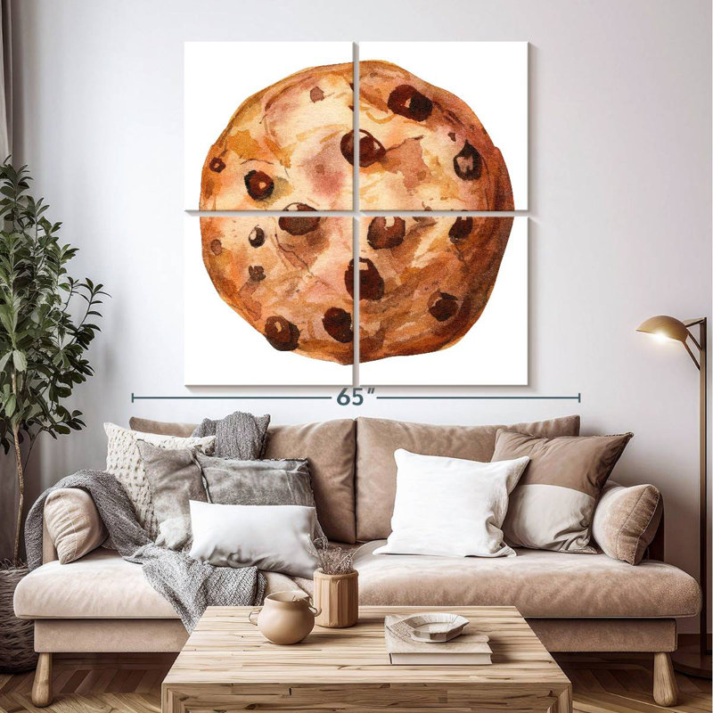 Biscuit aquarelle Yarlin, H 50 po x l 50 po