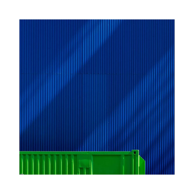 Green Against Blue by Greetje Van Son - Wrapped Canvas Print, 30.48cm H x 30.48cm W x 1.91cm D