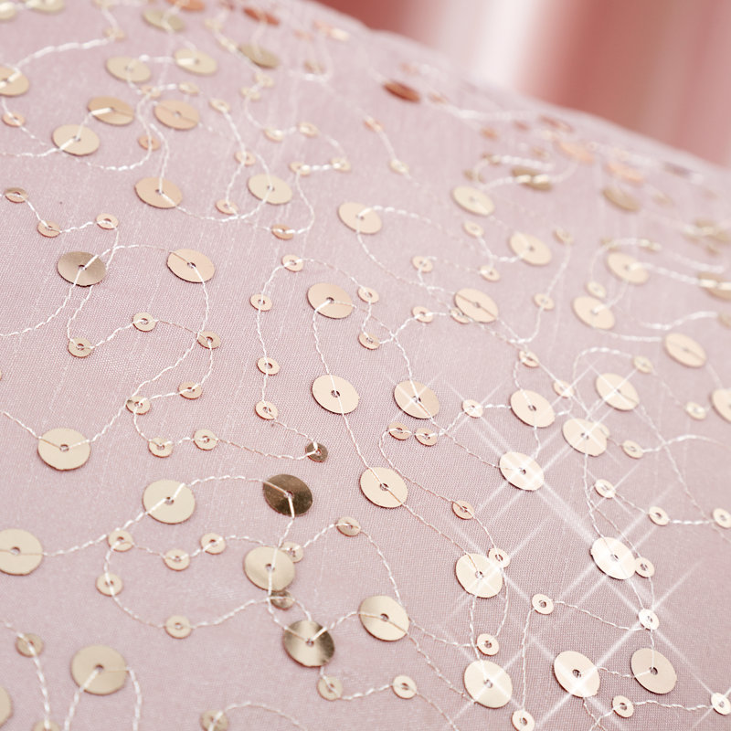 Glitzy Scatter Cushion with Filling, Pink