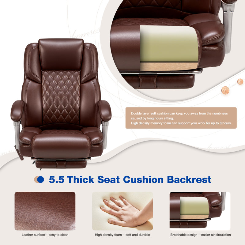 Fauteuil de direction Katrein, Brun