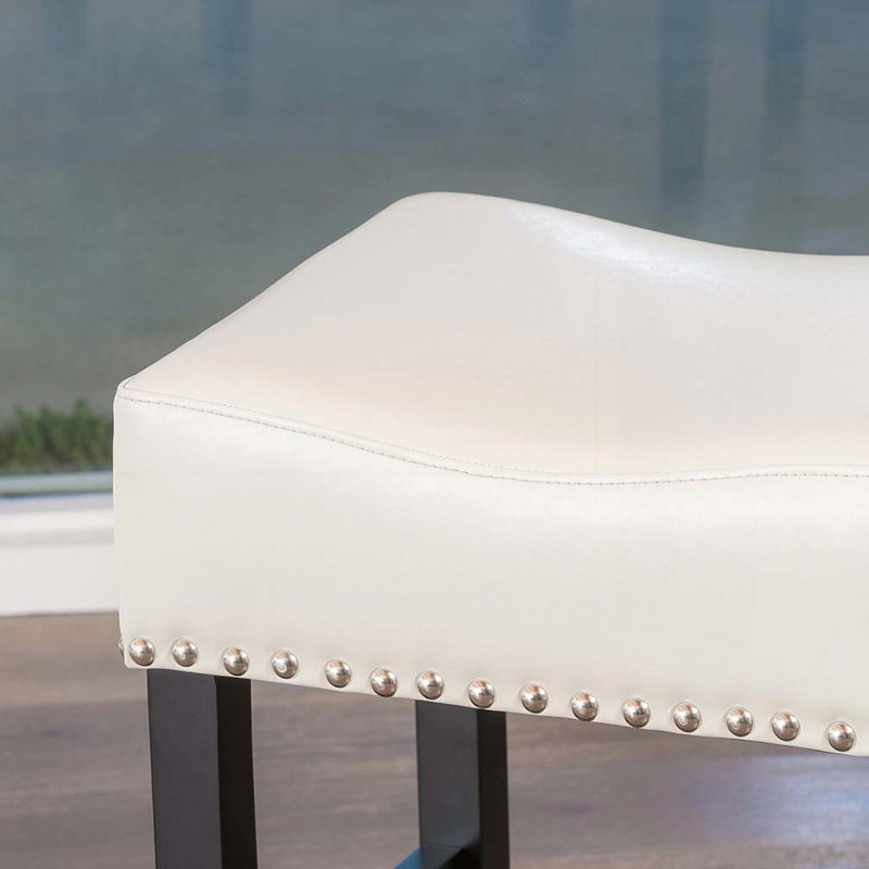 Tabouret de comptoir en similicuir