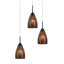 Luminaire suspendu grappe 3 lumières Isaak-552976515-552976517