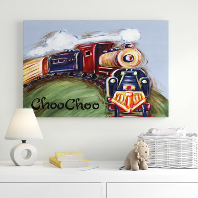 « choochoo », reproduction d’art sur toile tendue