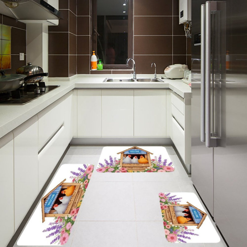 Tapis de cuisine Boho Daisy Wildflower
