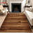 Rustic Wood Plank Area Rug, Realistic Brown Grain Pattern, Non Slip Soft Touch, Indoor Home Decor for Living Room Bedroom Kitchen Entryway Patio Apartment Farmhouse Style Accent Rug-129037045