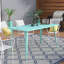 Commercial Grade Rectangular Metal Indoor-Outdoor Table-912213230