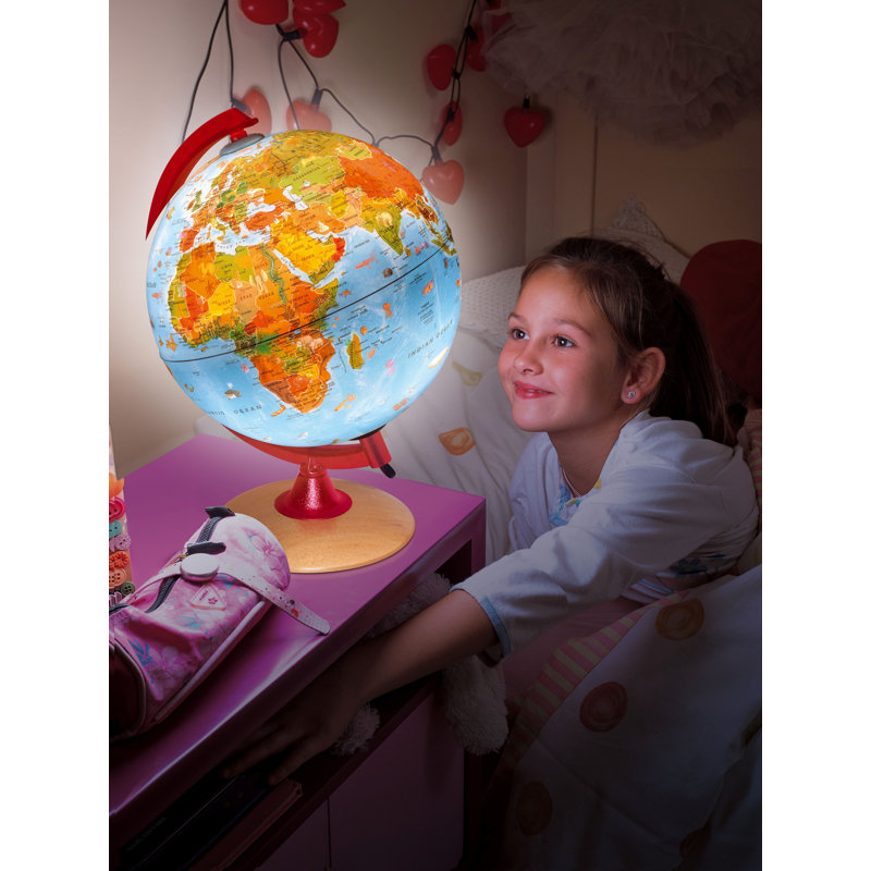 Nova Wood Tabletop Globe