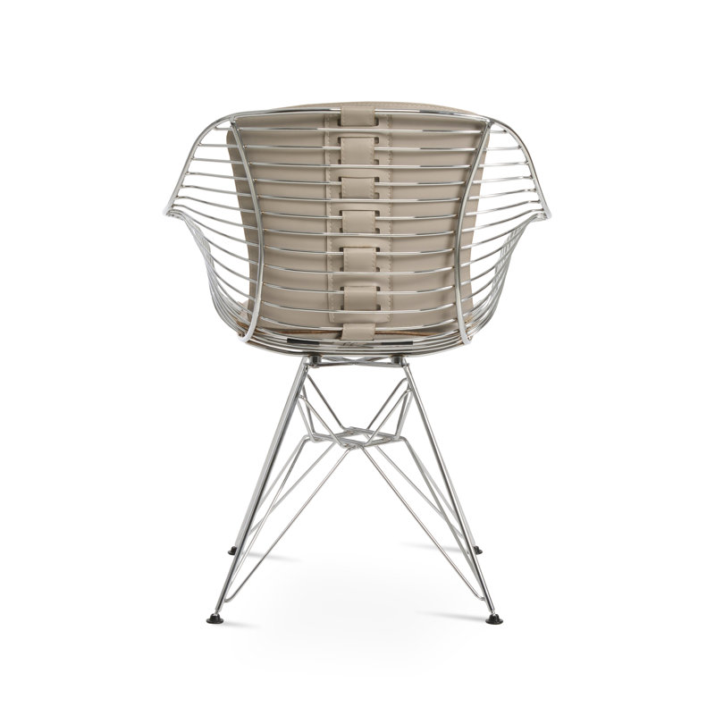 Fauteuil tour Zebra, Os, Chrome